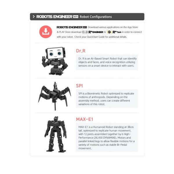 Robotis Engineer Kit 1 Humanoid Robot