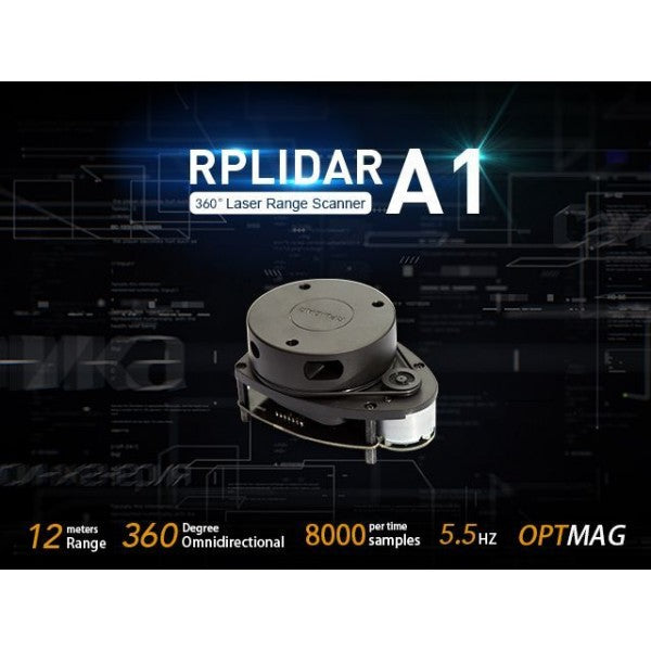 RPLiDAR A1M8-R6 360 Degree Laser Scanner Kit 12M Range LiDAR