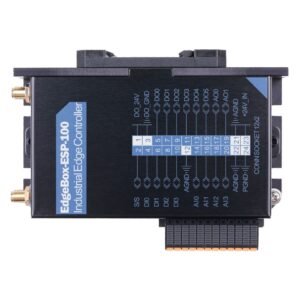 EdgeBox ESP100 Industrial Edge Controller WiFi BLE 4G LTE DIO AIO Ethernet CAN RS485